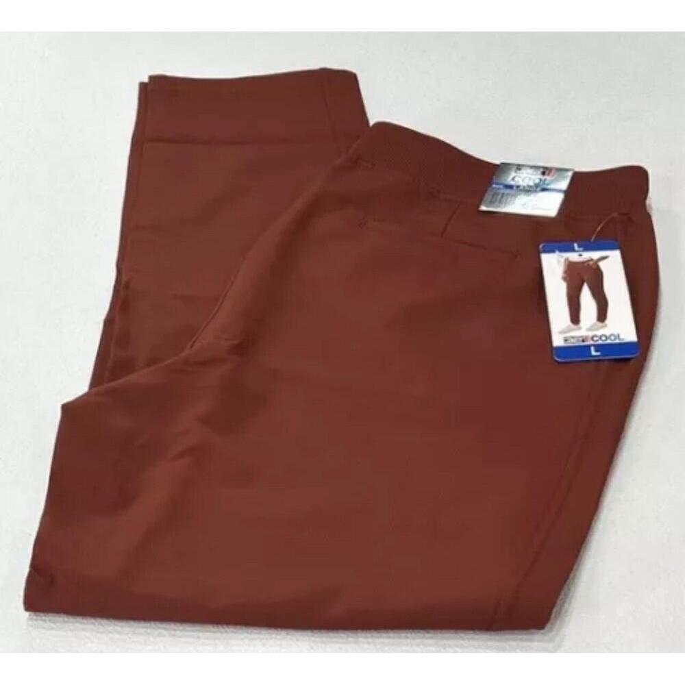 32 Degrees Cool Women's Pull-On Pants, Size L, Brown Sable K11